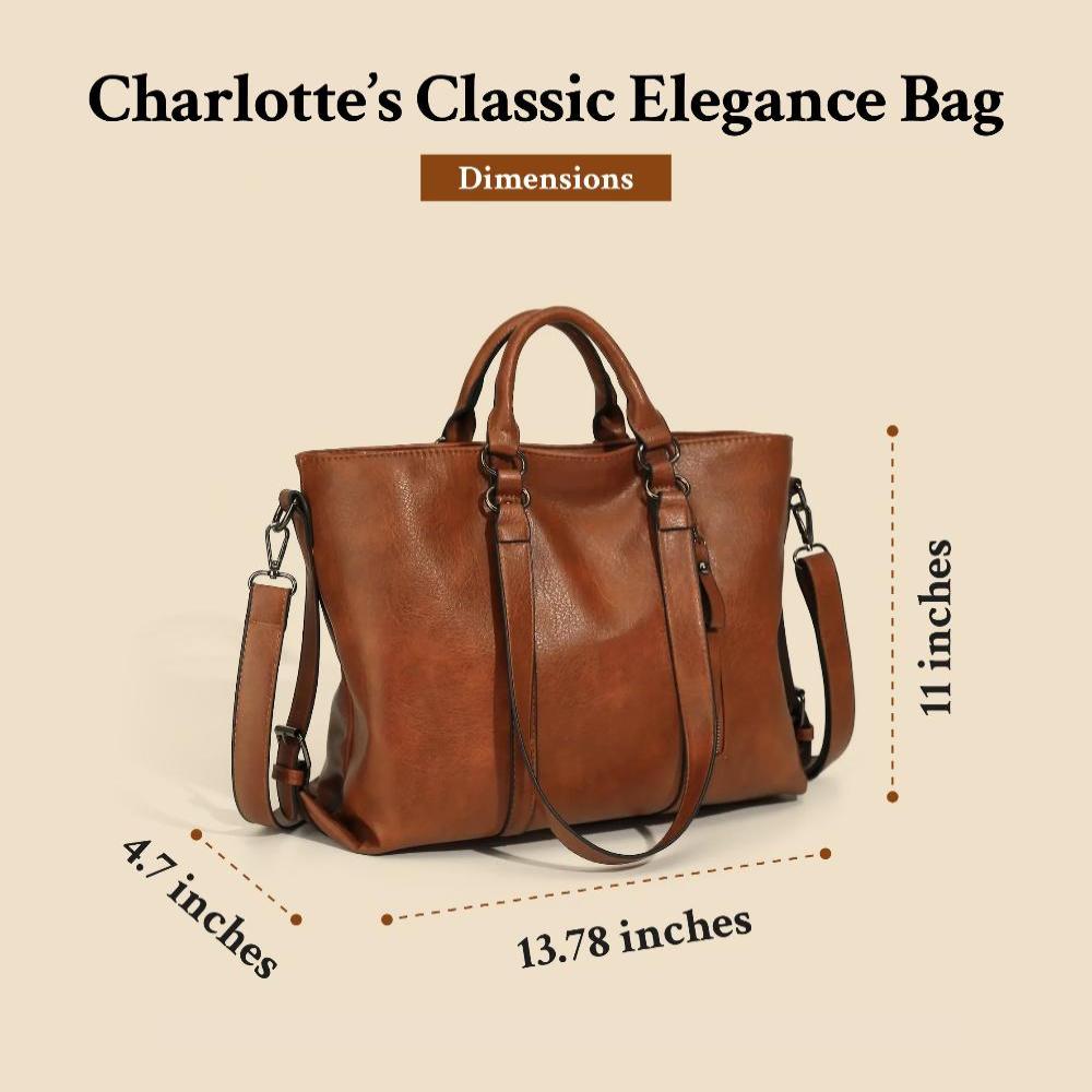 Charlotte Classic Vintage Work Tote - view 5