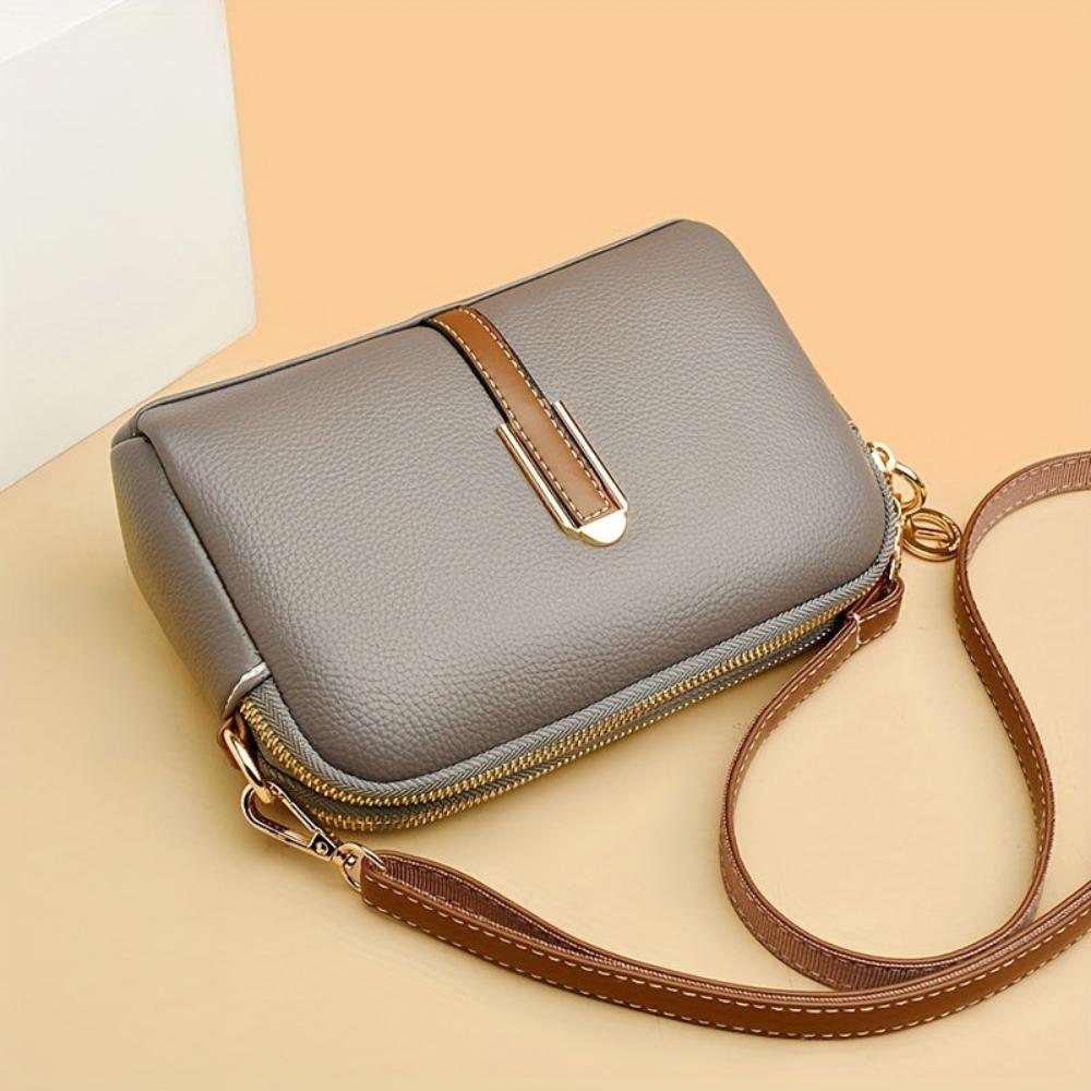 Mila Litchi-Embossed Crossbody Bag - view 8